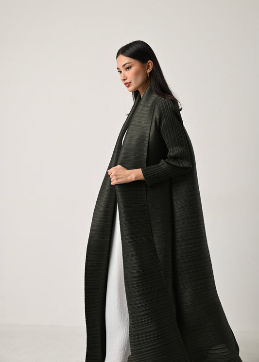 Olive Pleats Abaya