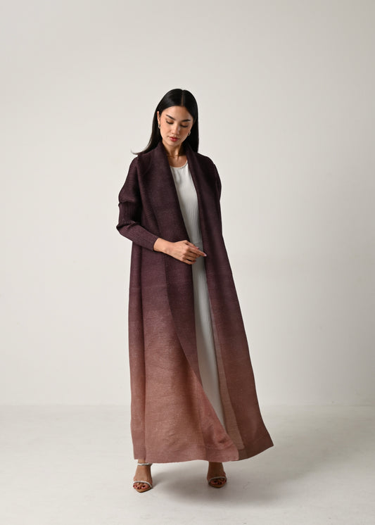 Ombre Pleats Abaya