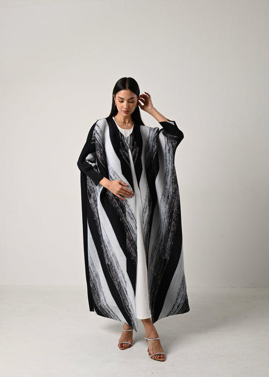 Bisht Pleats Abaya