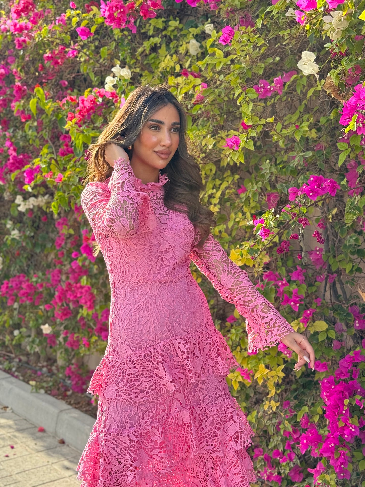 Rose Lace Dress