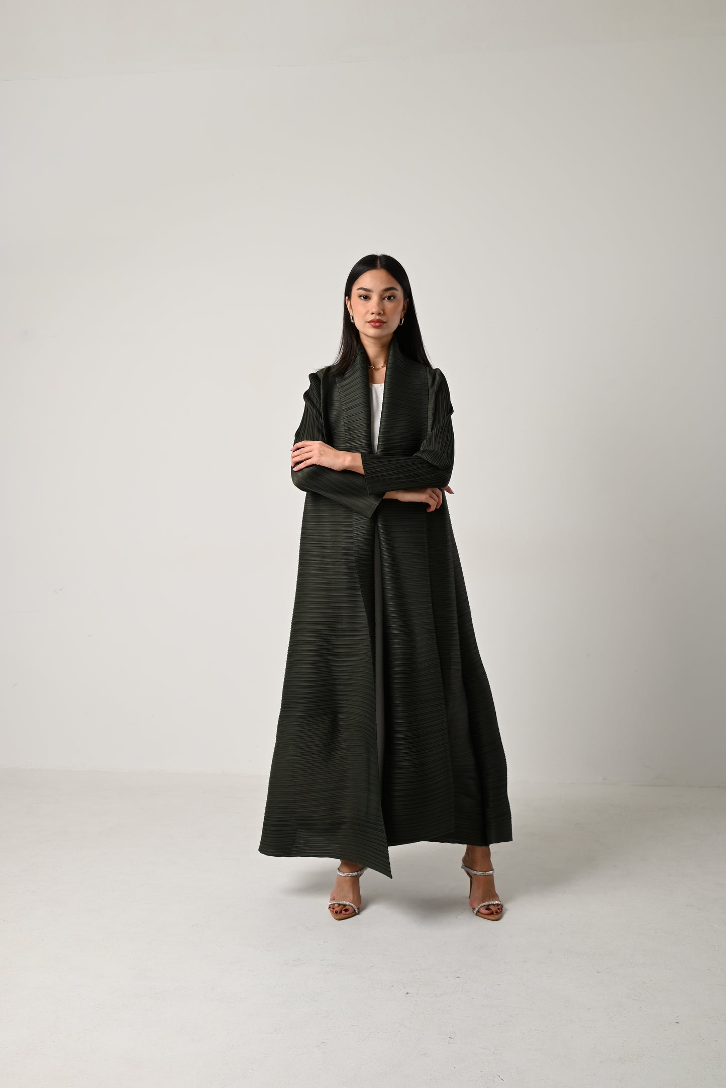 Olive Pleats Abaya